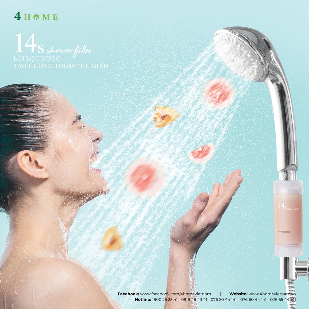 LÕI LỌC NƯỚC TẮM LỌC CLO DƯ & BỔ SUNG VITAMIN C - 14S - 14s shower filter