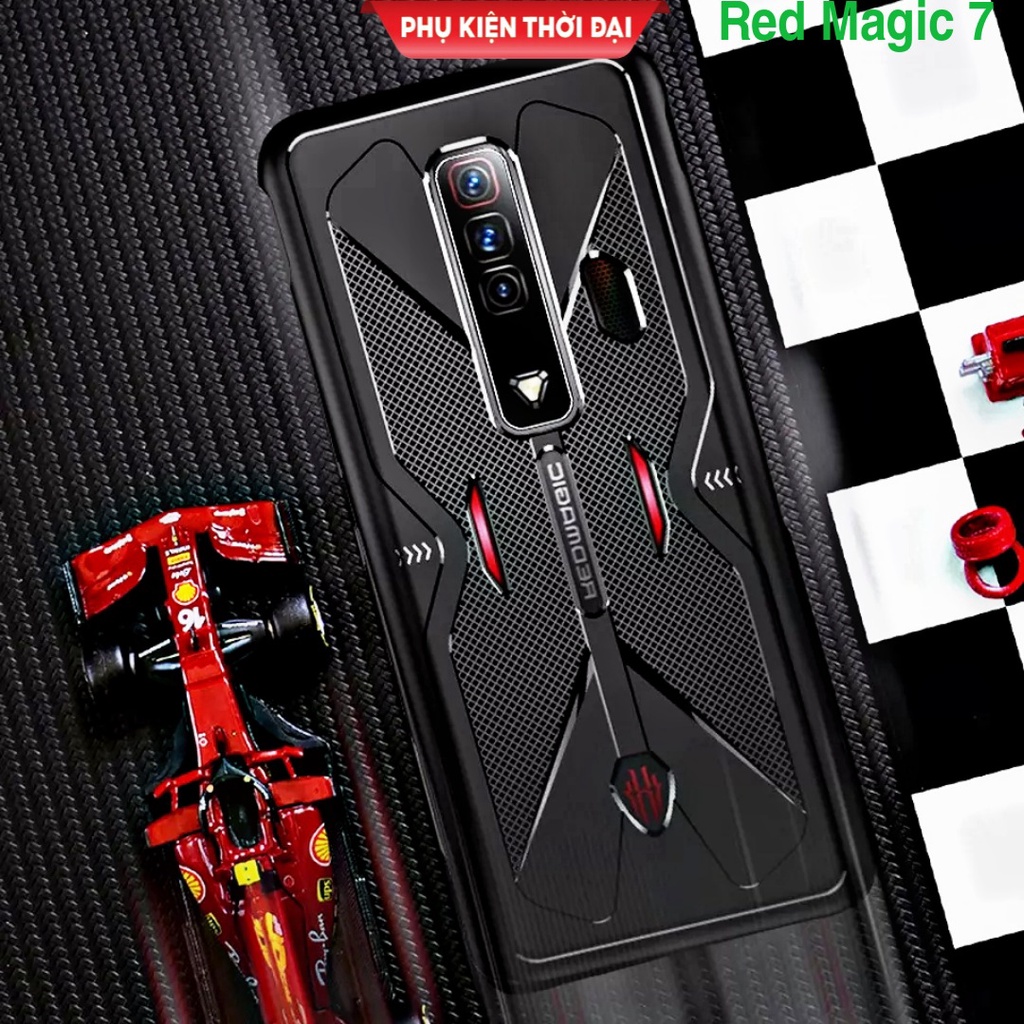 Ốp lưng Red Magic 7 kiểu dáng gaming tản nhiệt chống sốc chống va đập thời trang cao cấp