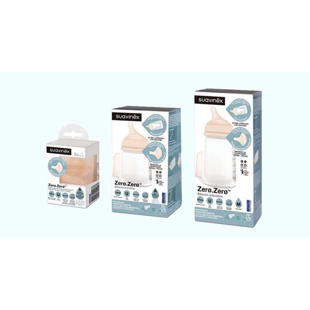 BÌNH SỮA SUAVINEX ZERO CHO BÉ 180ML/270ML