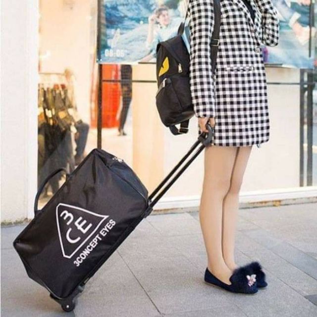 TÚI KÉO DU LỊCH 3CE PHONG CÁCH HÀN QUỐC TIỆN LỢI