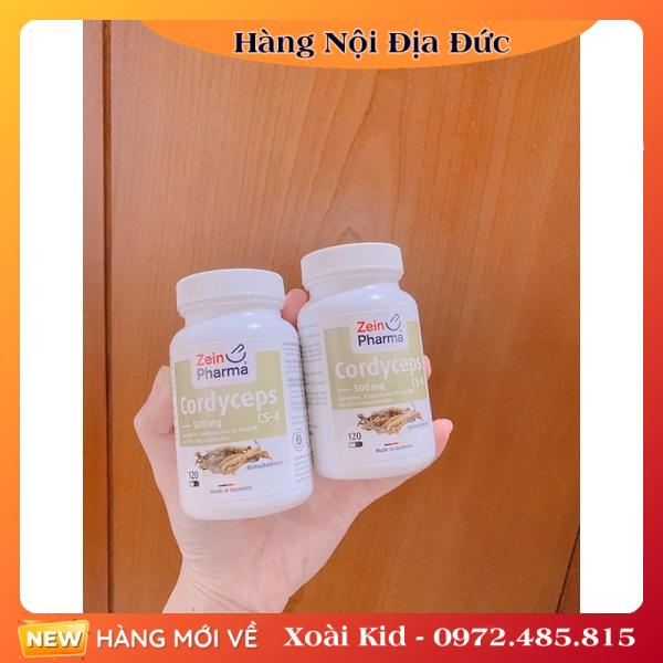 [Hàng nội địa Đức] Viên uống đông trùng hạ thỏ Cordyceps CS4 500mg ZeiPharma tăng cường sức khoẻ