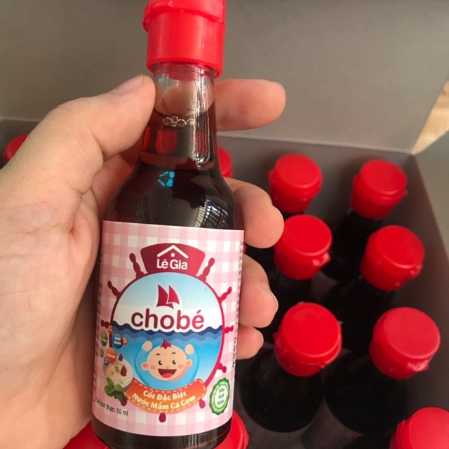 Nước mắm cá cơm LÊ GIA cho bé