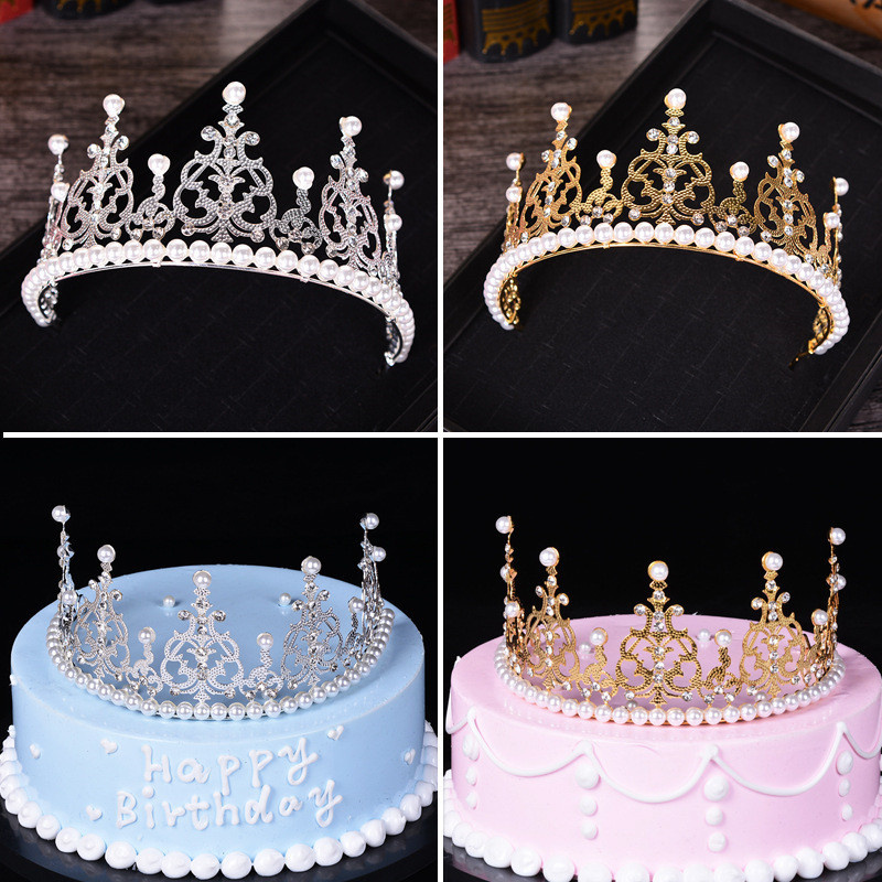 Set 16 Que Cắm Trang Trí Bánh Hình Vương Miện