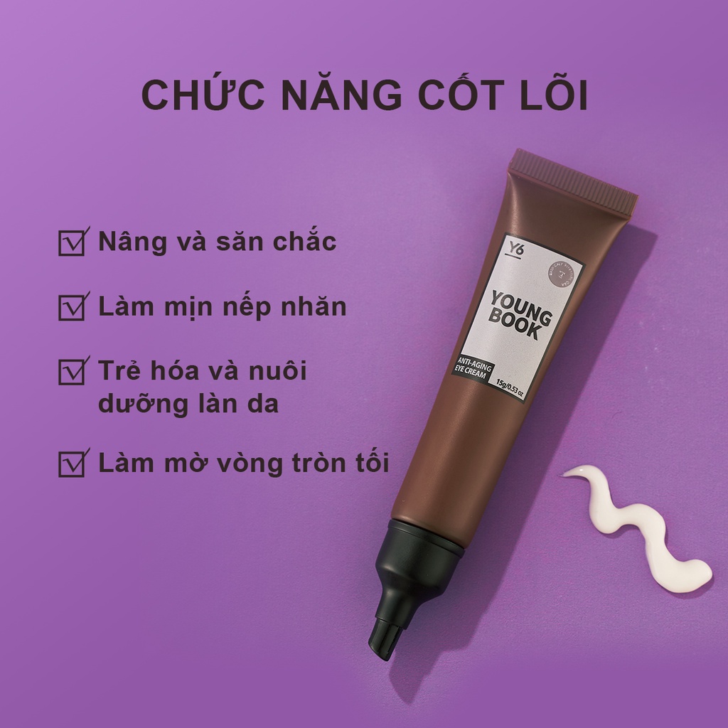 Kem Dưỡng Da Mắt Youngbook Chống Lão Hóa Giảm Nếp Nhăn Dưỡng Ẩm Và Nuôi Dưỡng Da Khô 15g | BigBuy360 - bigbuy360.vn