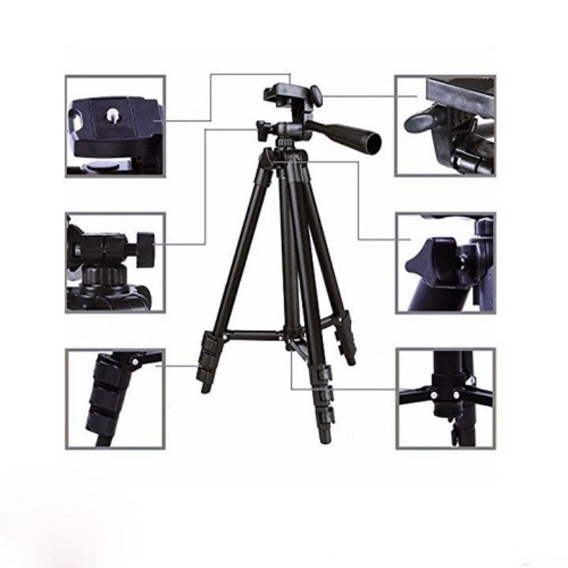 Gậy Chụp Ảnh Tự Sướng Tripod 3388 Sefie Tuyệt Đỉnh Mua Kèm Remote siêu tiện dụng