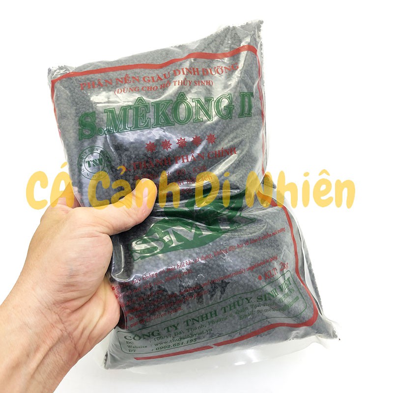 Phân nền MeKong cho hồ cá thủy sinh S.MEKONG II 2kg/túi