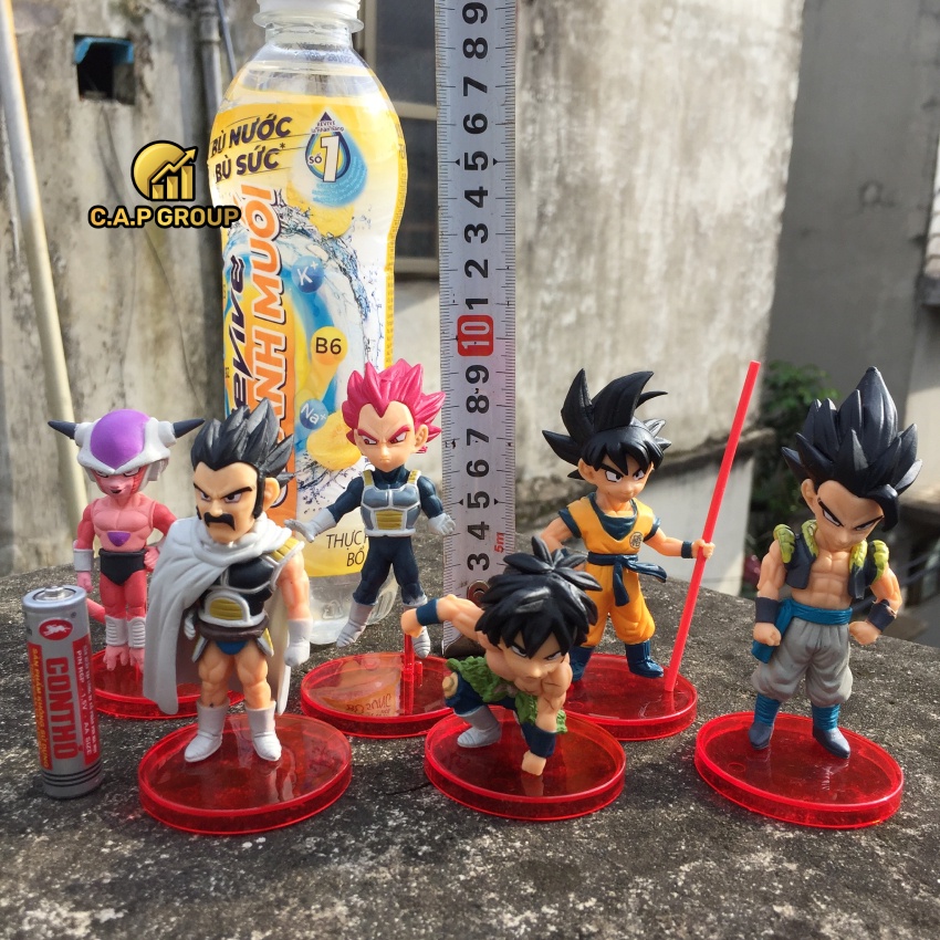 Mô hình Dragon Ball chibi nhân vật 7 Viên Ngọc Rồng Songoku - Bộ Cao 9 cm