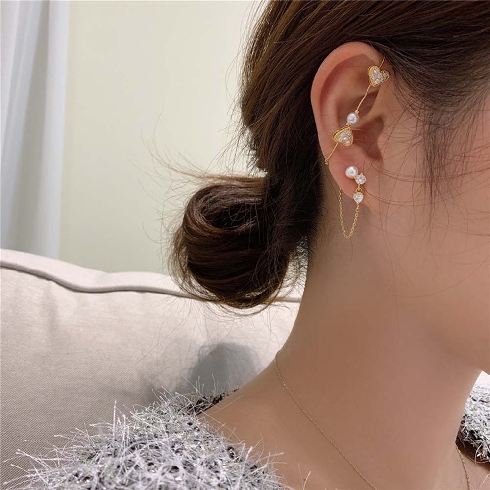 Hoa Tai Hình Trái Tim Xinh Xắn Dành Cho Nữ