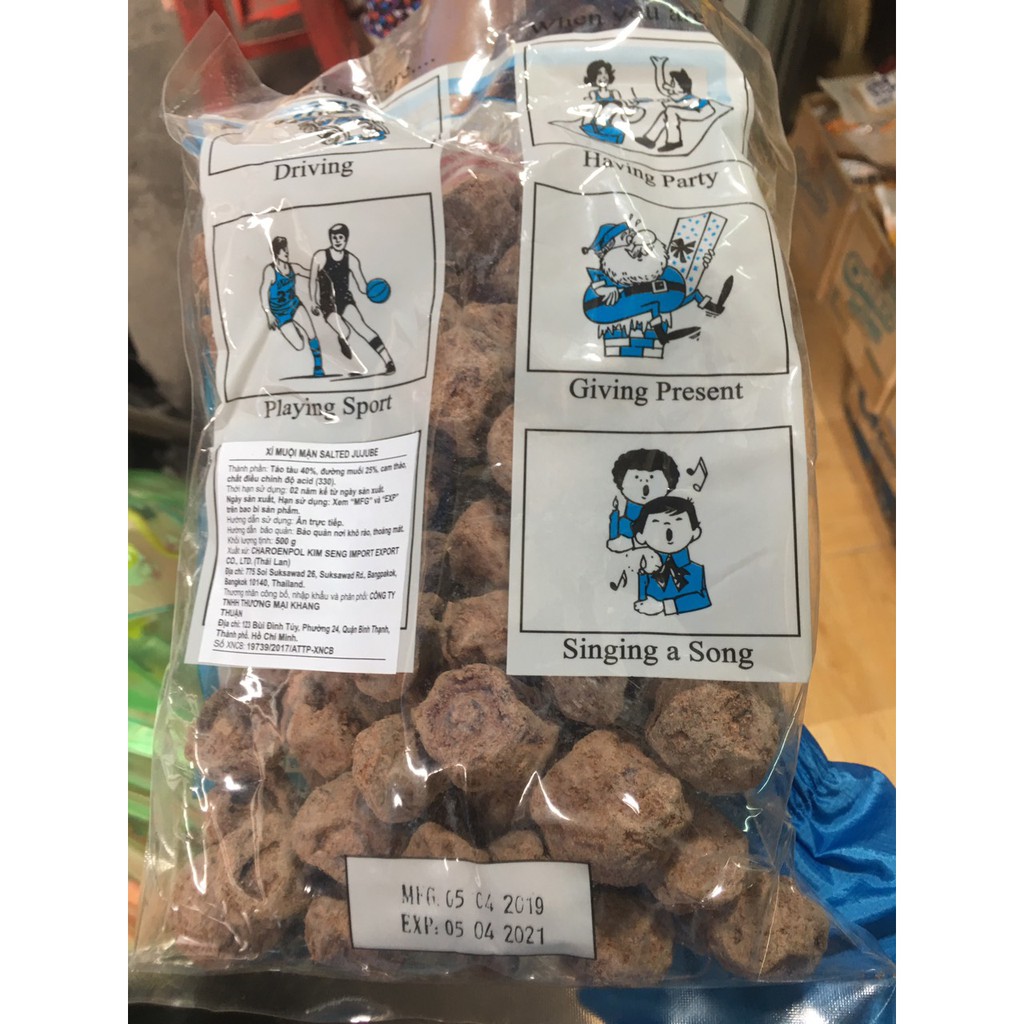 Xí Muội Mặn Thái Lan 500gr