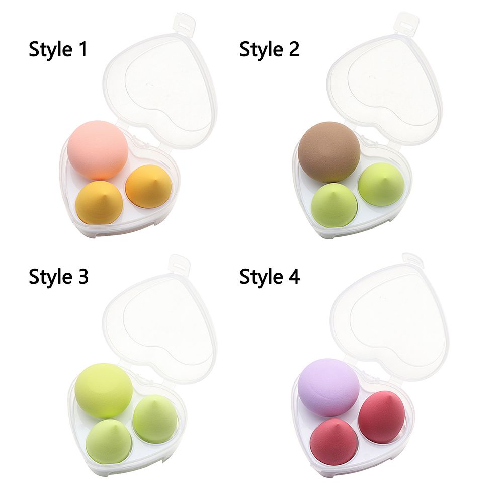 [Hàng mới về] Set 3 mút trang điểm hình quả đào