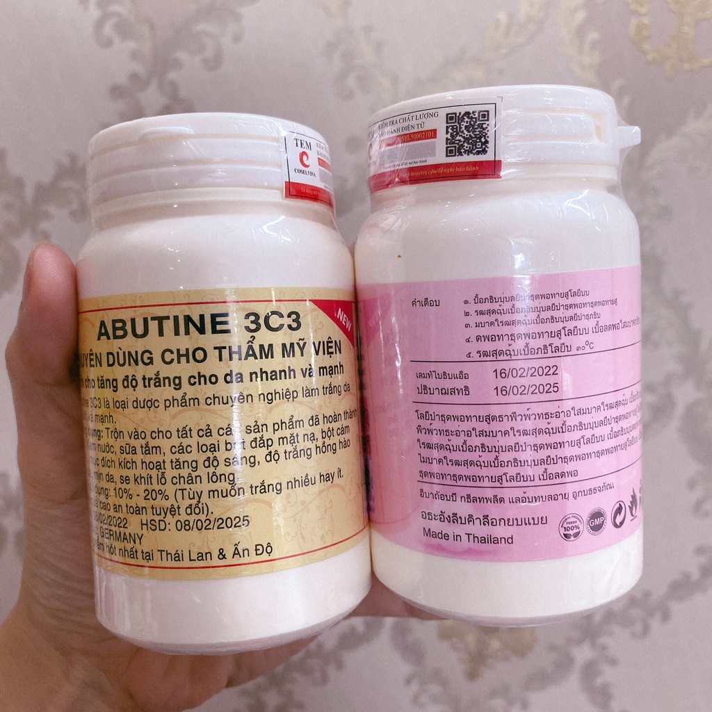 Tinh Chất Kích Trắng Body Abutine 3c3