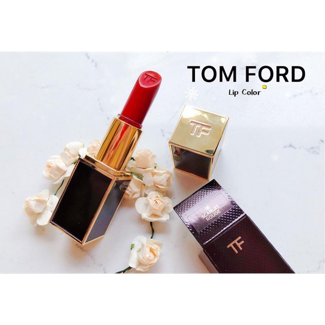 [FULLSIZE, UNBOX] Son Môi Tom Ford màu 06-Flame, 07-Ruby Rush, 09-True Coral, 16-Scarlet Rouge