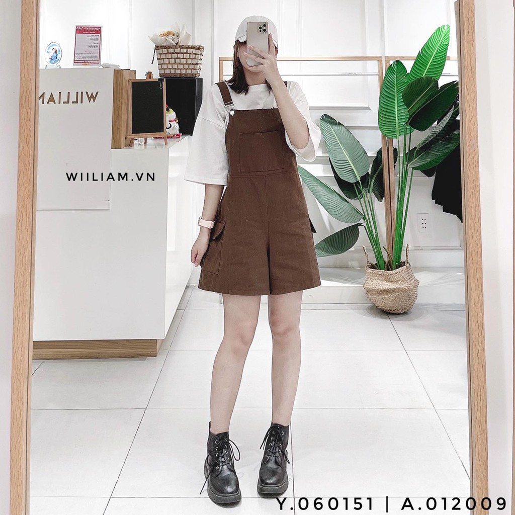 [Mã FADIRECT20 giảm 20K đơn 150K] Short yếm kaki 2706 - NÂU (060151) | BigBuy360 - bigbuy360.vn