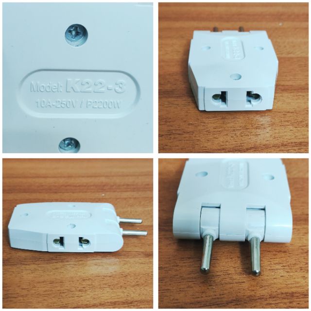 Phích cắm chia 3 Ominsu chịu tải 2200W
