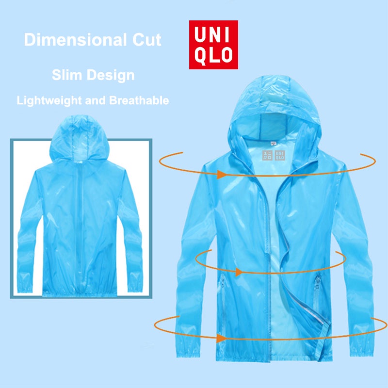 Mới Áo Khoác Chống Nắng / Tia uv / Gió Chất Vải Khô Nhanh Chóng Siêu Nhẹ Thời Trang Unisex 2022 uniqlo