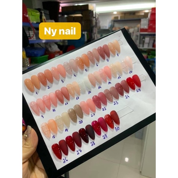 Sơn Thạch BoBo sét 30 chai 15ml [CHÍNH HÃNG ] tone bảng màu trend hiện đại 2021