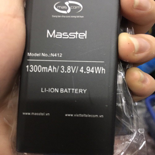 Pin Dùng cho điện thoại Masstel N412