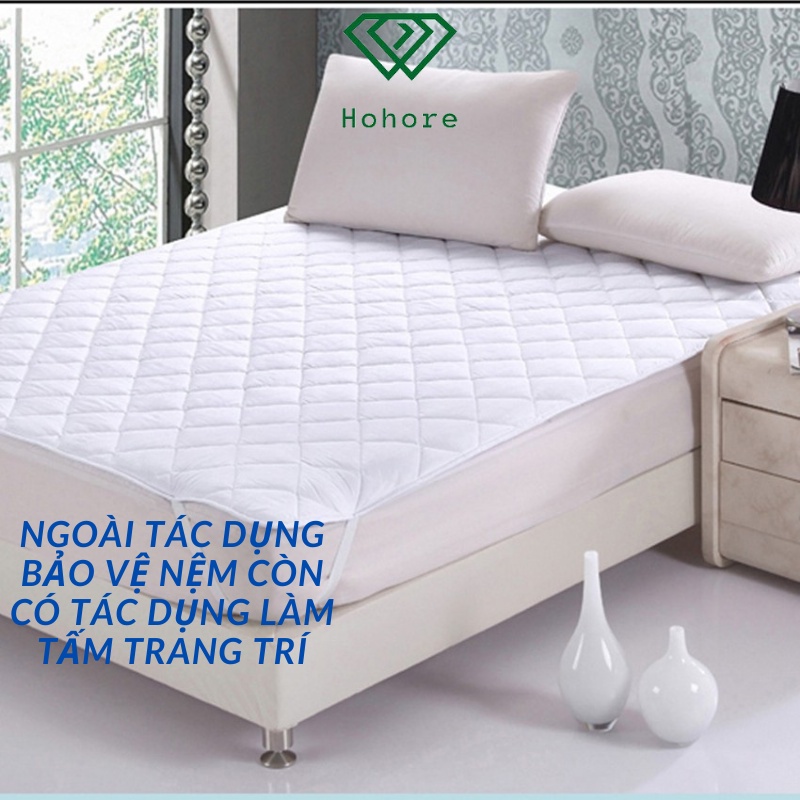 Tấm trải bảo vệ nệm Riotex bảo vệ nệm không bị ẩm mốc xuống cấp, tăng độ êm ái cho nệm đủ kích thước