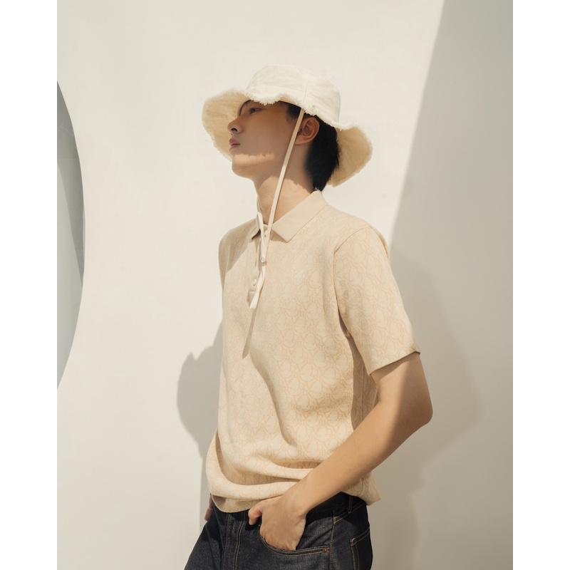 DVRK - Áo polo họa tiết Monogram FRAPPÉ-DVRK-22SS