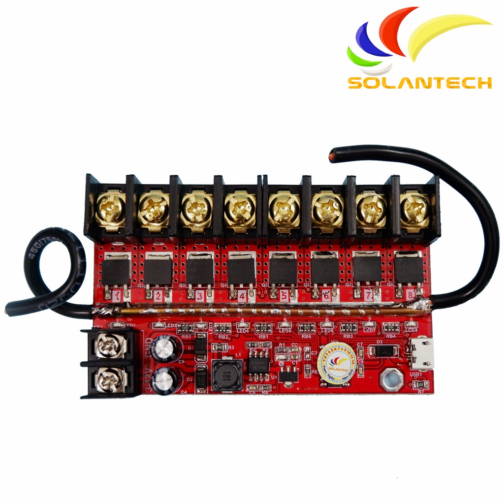 Mạch Vẫy 8 Kênh Công Suất ( 30A/ Cổng)