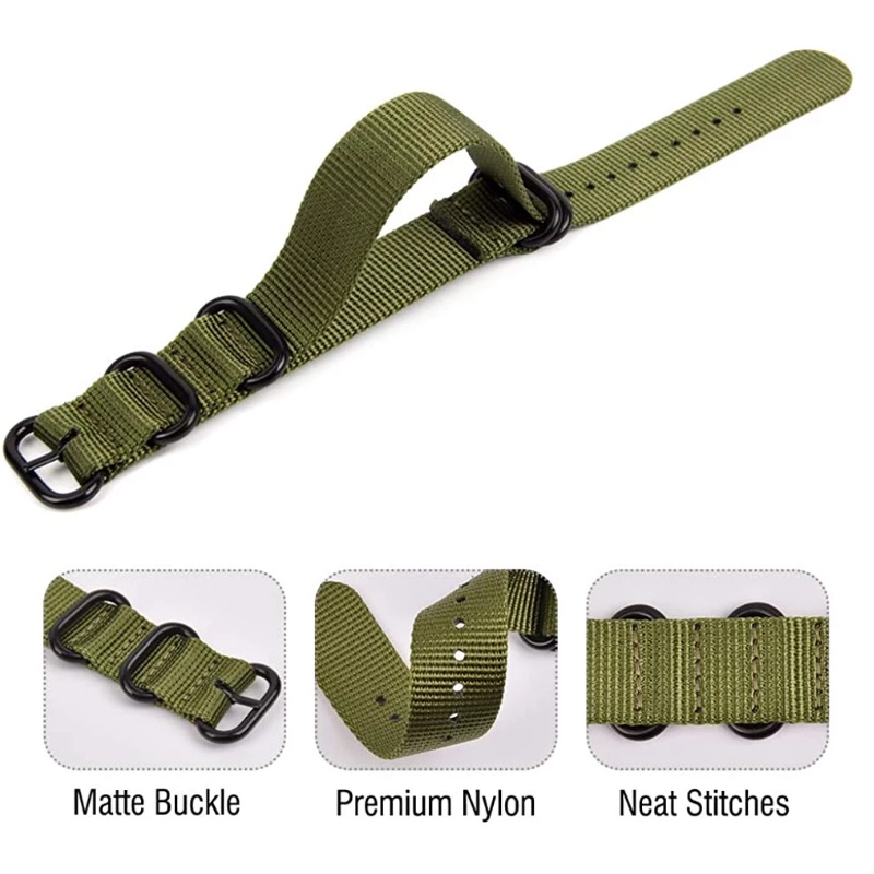 Dây Đeo Đồng Hồ 18mm 20mm 22mm 24mm Chất Lượng Cao