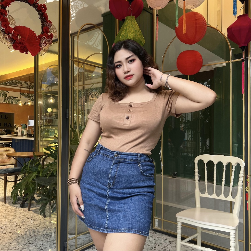 Áo Cổ U Trụ 2 Nút
