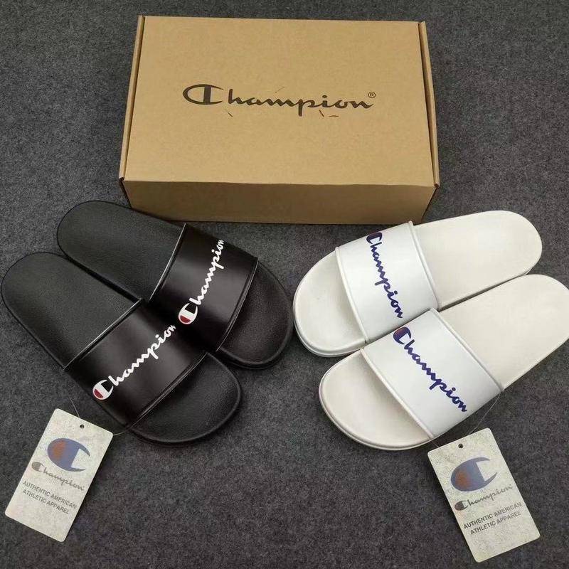 Dép chống trượt cho nam và nữ in chữ Champion thời trang cho cả nam và nữ