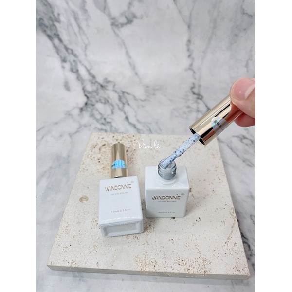 sơn gel vandonnie nhũ 7 màu đỏ tuyết các màu siêu hot