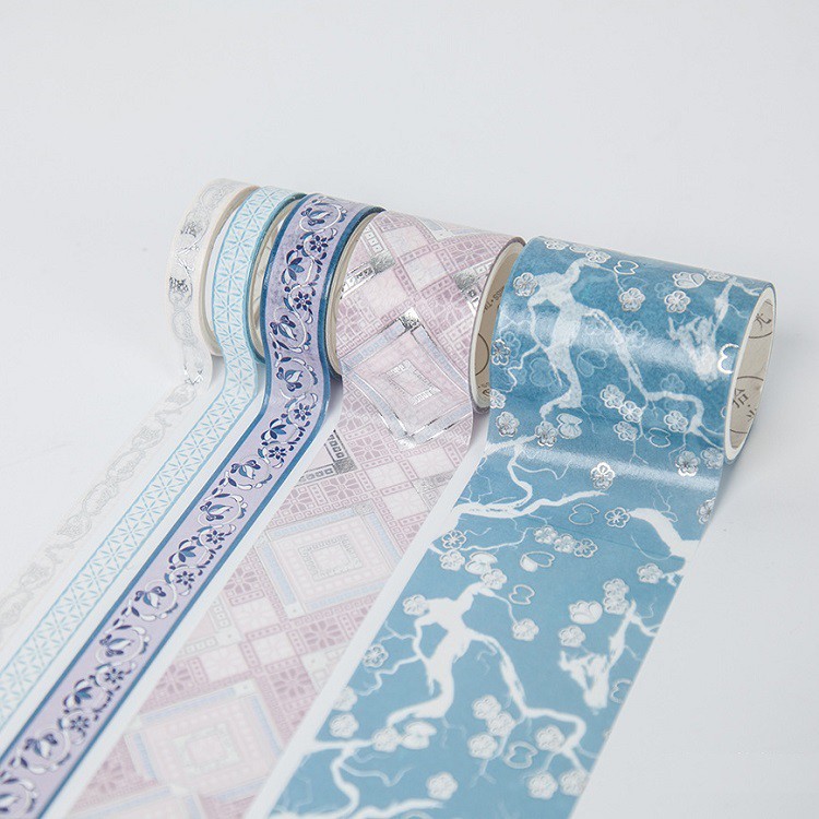 Set 5 cuộn băng dính washi tape họa tiết Nhật WST227-