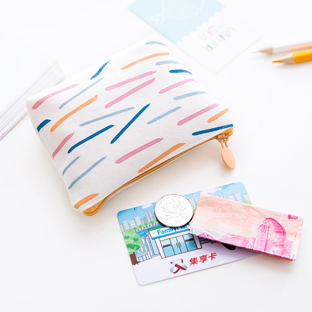 Ví canvas mini Harajuku