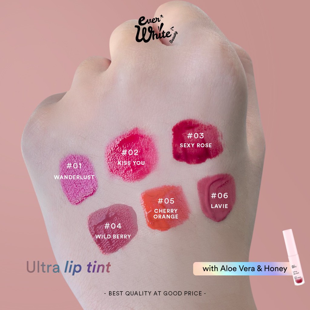 (Hàng Mới Về) Son Tint Everwhite Siêu Mịn Màu Sắc Tươi Tắn | BigBuy360 - bigbuy360.vn