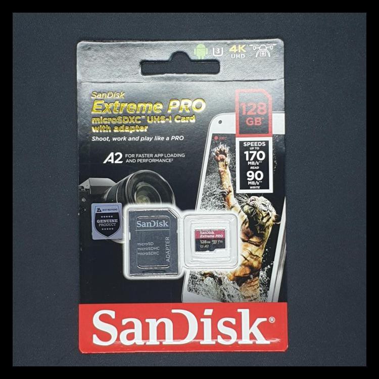 Thẻ Nhớ Sandisk Extreme Pro A2 Microsd 32gb 64gb 128gb 256gb 512gb 1tb - 32gb Code 864