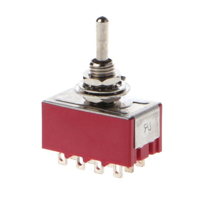Công Tắc Gạt Đảo Chiều Mini 250V / 2A 125V / 5A 12-Pin On / On 2 Vị Trí 4PDT