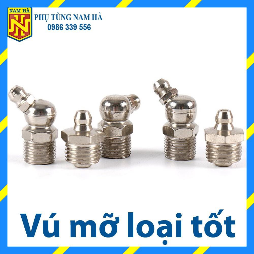 [FreeShip TOÀN QUỐC] (Loại tốt) Vú bơm mỡ bò các loại M6, M8, M10, M12