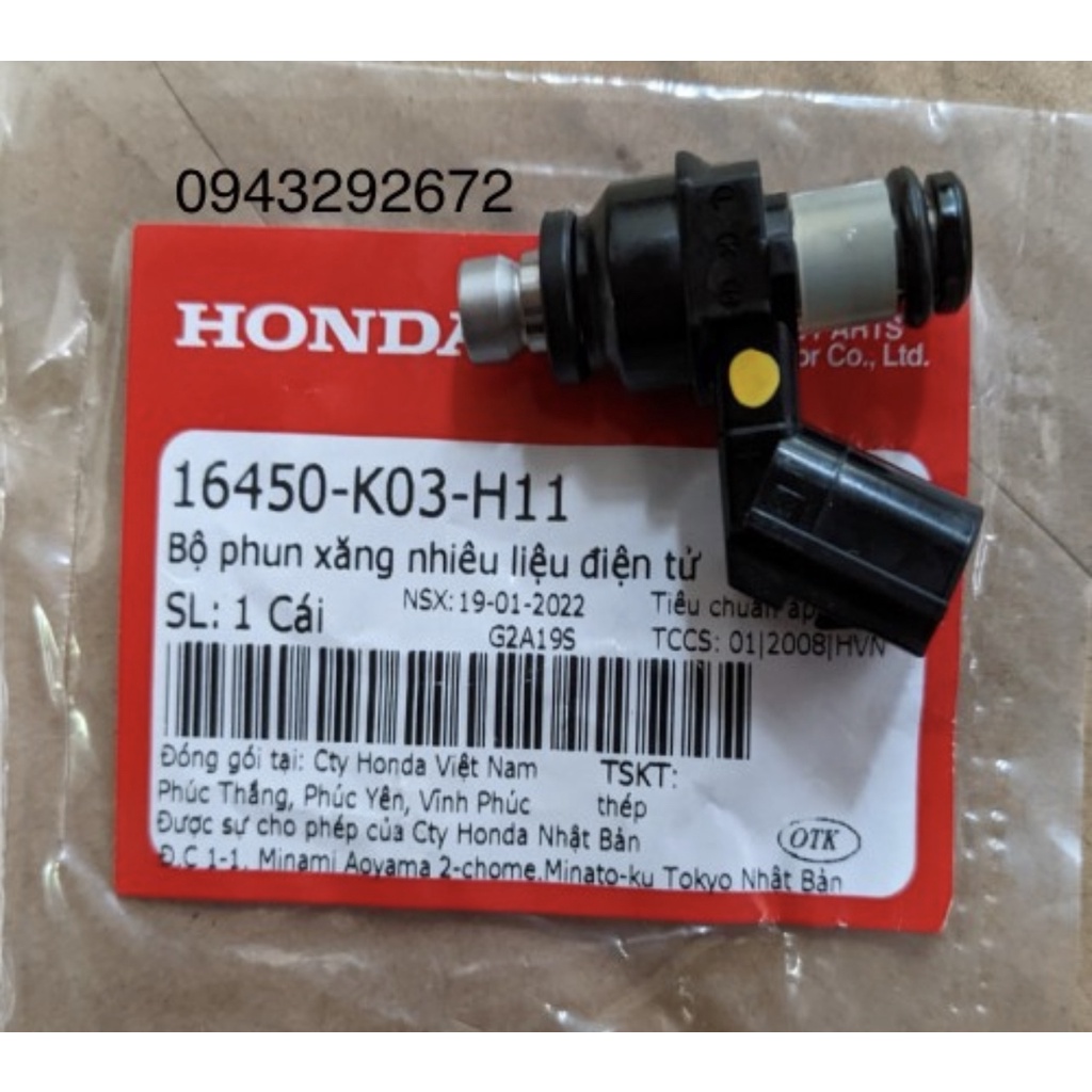 Kim Phun Điện Tử RSX 110 FI, Vision 125 Honda