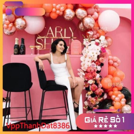 (Sale) Set 100 quả Bóng bay nhũ hàng dầy đẹp 30cm trang trí sinh nhật , đám cưới
