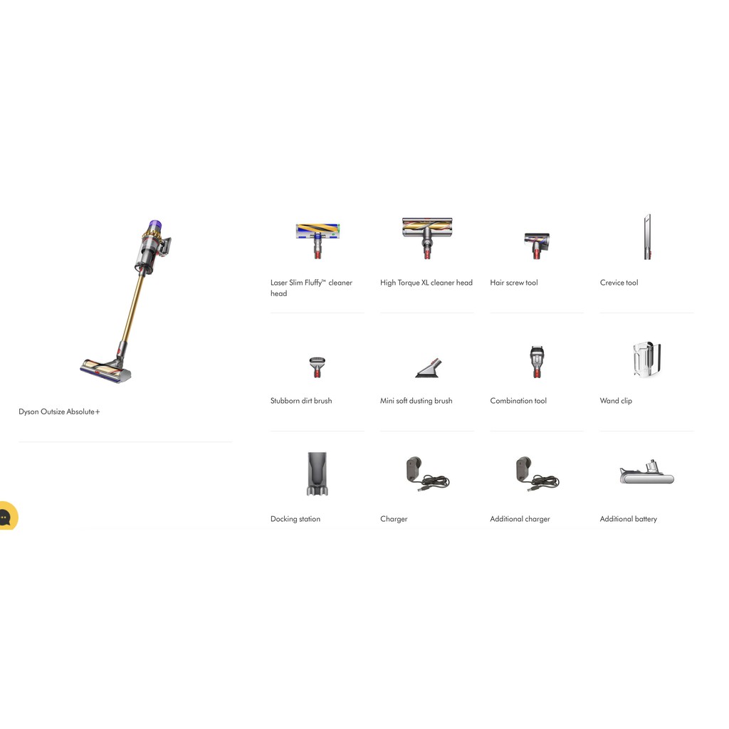 Máy Hút Bụi Dyson Outsize Absolute Plus  - Bảo Hành 24 Tháng