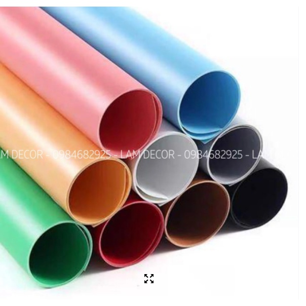 Nền PVC CÓ 8 MÀU để làm phông nền chụp ảnh quần áo và phụ kiện