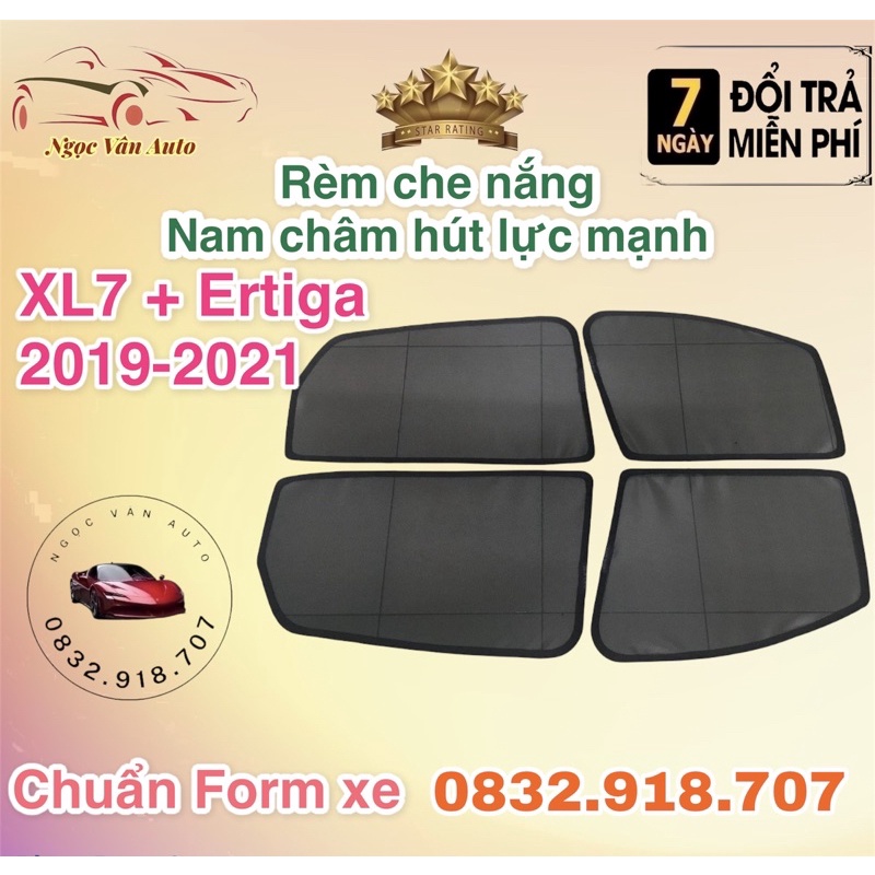 Rèm Che Nắng Nam Châm Suzuki XL7, Ertiga 2019 - 2021