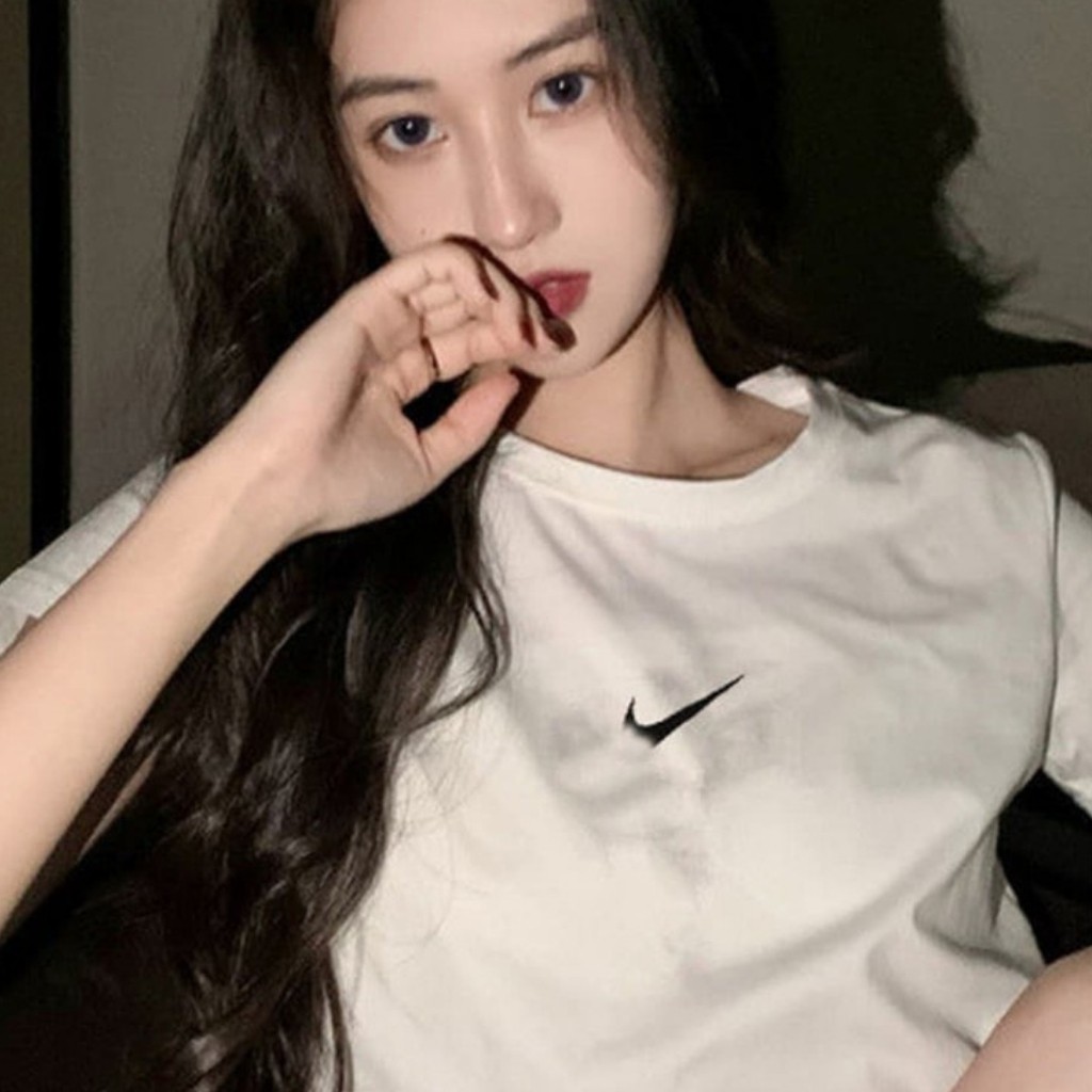 Áo Kiểu Nữ Trơn Ngắn Tay GenY Áo Croptop Nữ Cổ Tròn Hai Màu Trắng Đen Siêu Đẹp | BigBuy360 - bigbuy360.vn