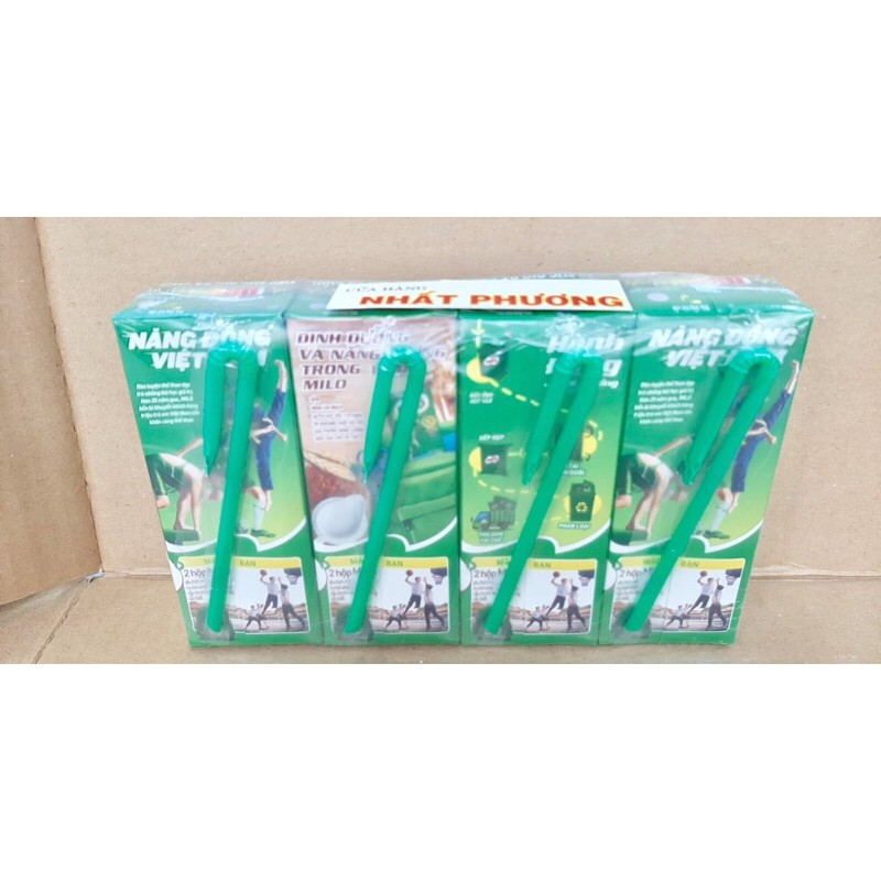 Sữa Milo Lúa Mạch Lốc 4 Hộp 180ml/110ml Date mới