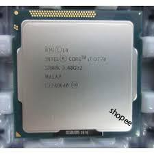 CPU intel core i 7-- 3770 ,i7--2600 Tray không box+tản