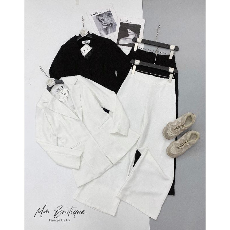 Set vest 3 món bodysuit