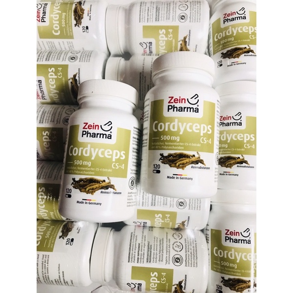 Tinh chất đông trùng hạ thảo Zein Pharma Cordyceps CS 4 nội địa Đức 120 viên