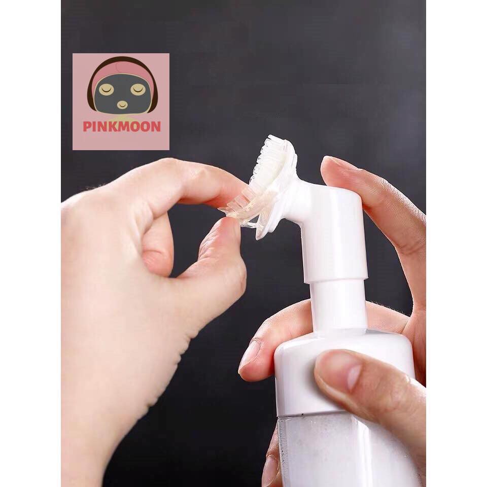 [ có sẵn ] ✨Lọ Chiết Sữa Rửa Mặt Tạo Bọt Kết Hợp Mút gai Silicon✨