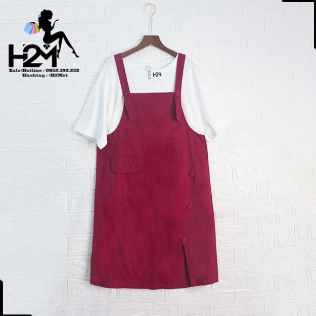 Yếm Váy Kaki Xẻ Tà FreeSize 4 Màu Quảng Châu Cao Cấp | BigBuy360 - bigbuy360.vn