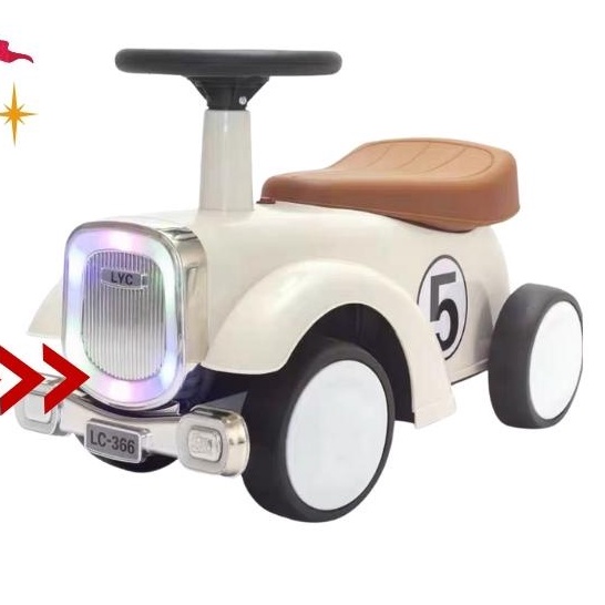 Xe chòi chân oto hàn cho bé có đèn nhạc xe lắc cho bé cao cấp mới nhất BABY FUTURE