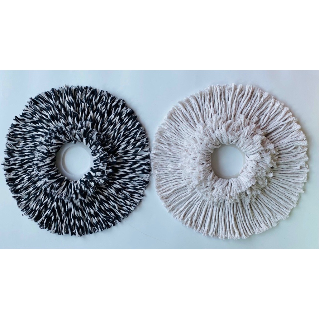 Bông lau nhà 360 thay thế cho cây lau nhà, bông lau kích thước 16cm chất liệu 100% cotton siêu thấm hút cực tốt hiệu quả