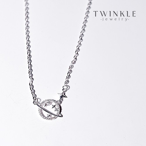Dây Chuyền Bạc Twinkle Jewelry Necklace Planet DC0003