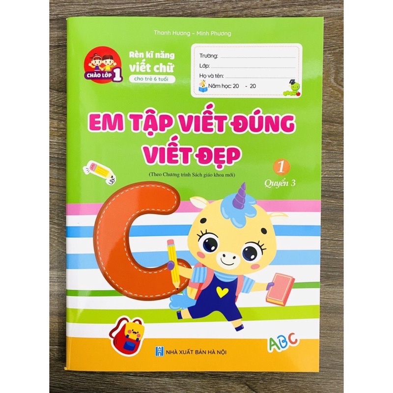 Sách - Combo Em Tập Việt Đúng Viết Đẹp - Quyển 1,2,3 (3 cuốn)